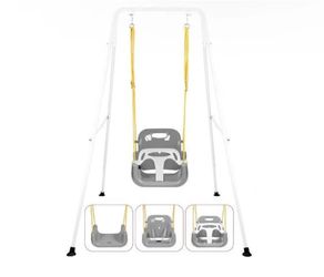 3-in-1 Toddler Swing Set Foldable Swing with Stand New, Open Box 6 Months to 10 Years Max Capacity 200 Pounds