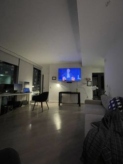 65" Element Roku TV with wall mount, remote, speakers and sub