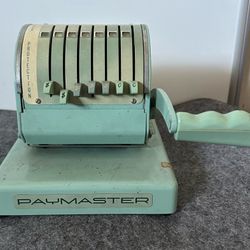 Antique Money Order Machine