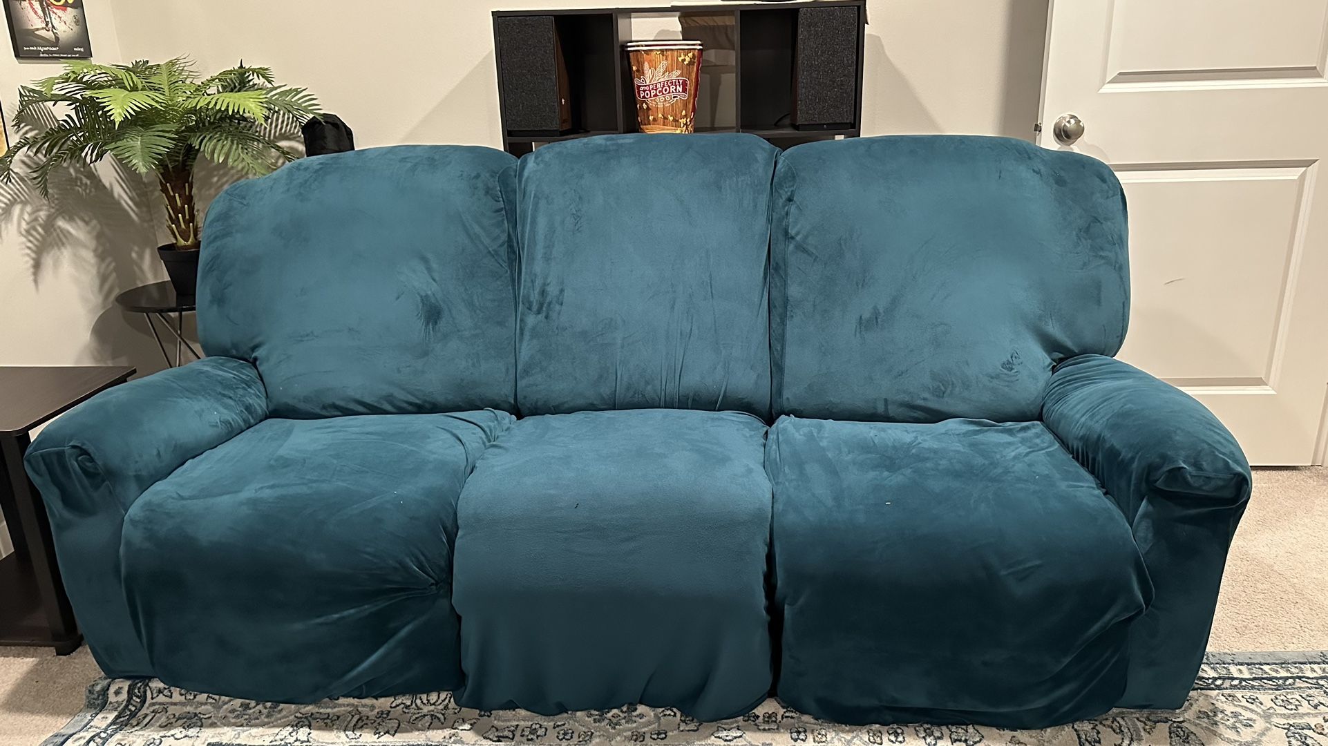 Free 3 Seater Sofa 2 Recliners 