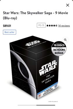 Star Wars !!! The Skywalker Saga Blu-ray Collection Movies 