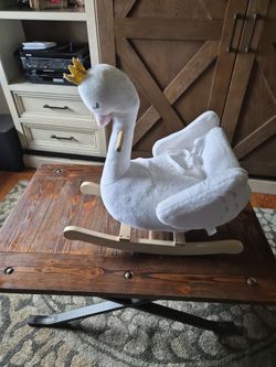 Swan Rocking Horse Toddler Ride-On Toy