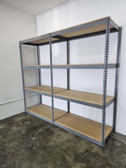Box And Bin Storage Rack Shelving 48 in W x 24 in D Used Heavy Duty Shelves Similar To Uline Delivery Available