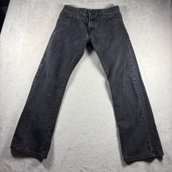 Vintage Levis 517 Jeans Men’s 30x30 Black Bootcut Denim Cowboy Western Y2K #2688