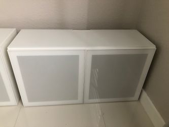IKEA entertainment Unit frosted glass