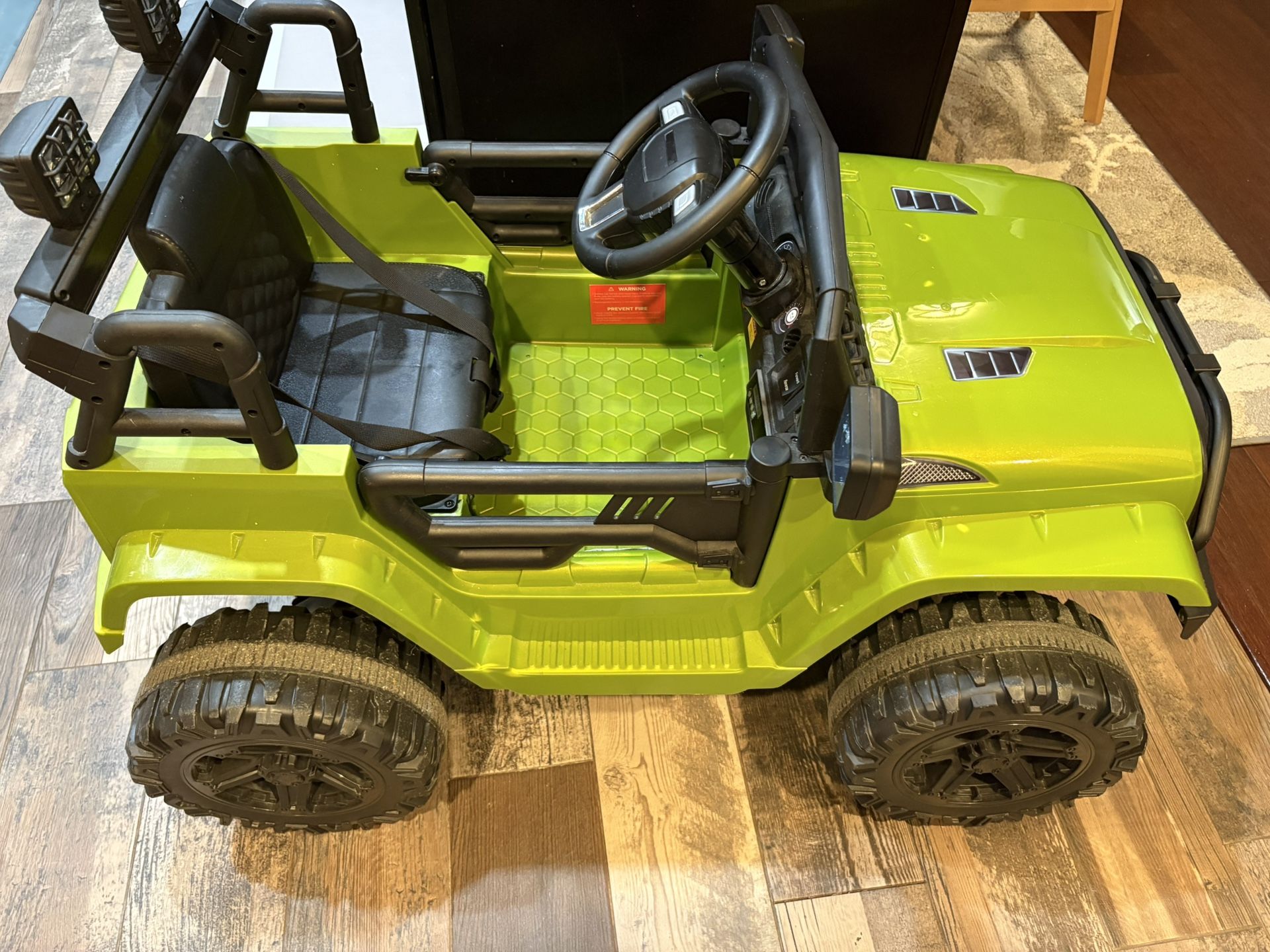 Green Toy Jeep