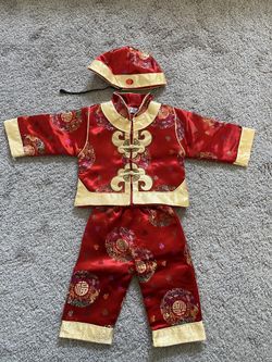 Lunar New Year Toddler Boy Outfit 2T