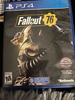 Fallout 76 Sony PS4 game