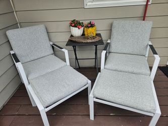 Metal Patio Chair Set