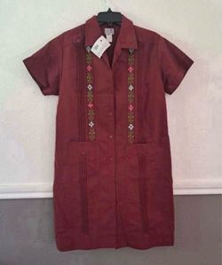 Guayabera Yucateca Dress Size M/L