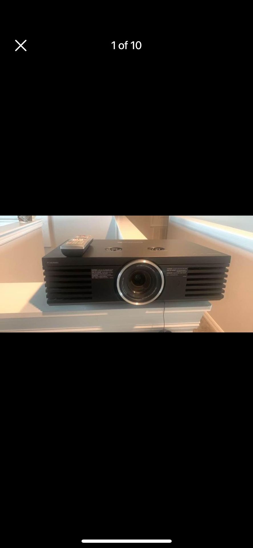 Panasonic Projector With New Screen