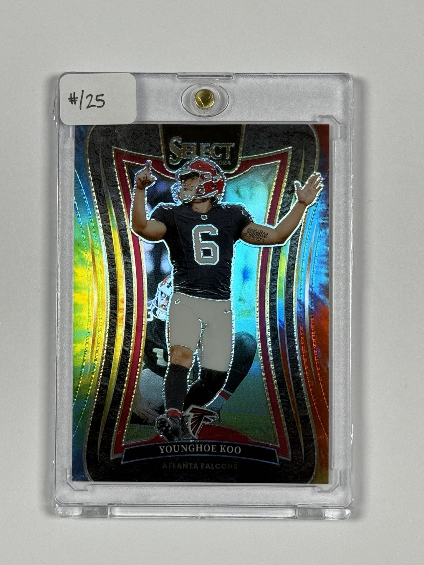 2024 Panini Select Tie-Dye Prizm #303 Younghoe Koo #/25 (Case Hit)