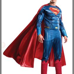New Men's Grand Heritage Dawn of Justice Superman Costume