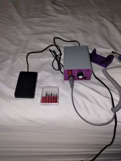  Portable Professional Electric Nail Drill File Machine 