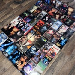 Lot Of VHS Horror + Panasonic TV/VCR Combo 