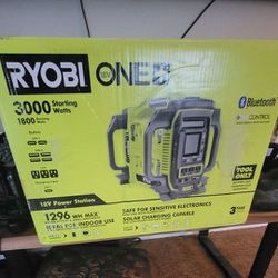 Ryobi One+ 18v Generator/Inverter 3000 Starting Watts 1800 Running Watts