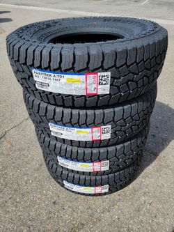 265 75 16 FALKEN ALL TERRAIN TIRES TACOMA 4RUNNER TUNDRA SEQUOIA FJ COLORADO CANYON RANGER