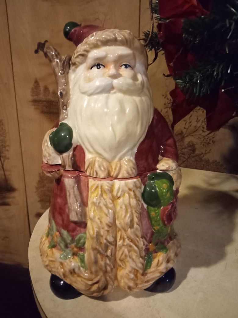 Santa Cookie Jar