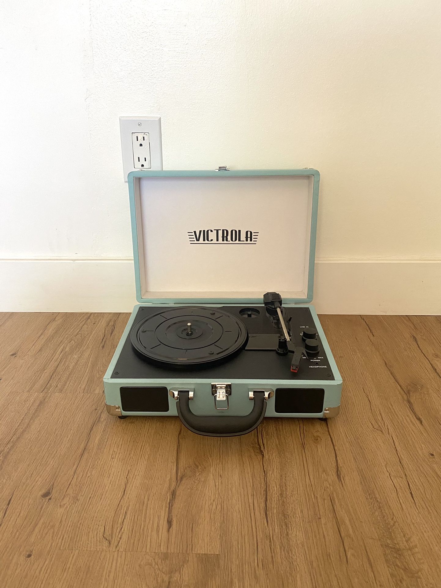 Victrola Turquoise Blue Record Player
