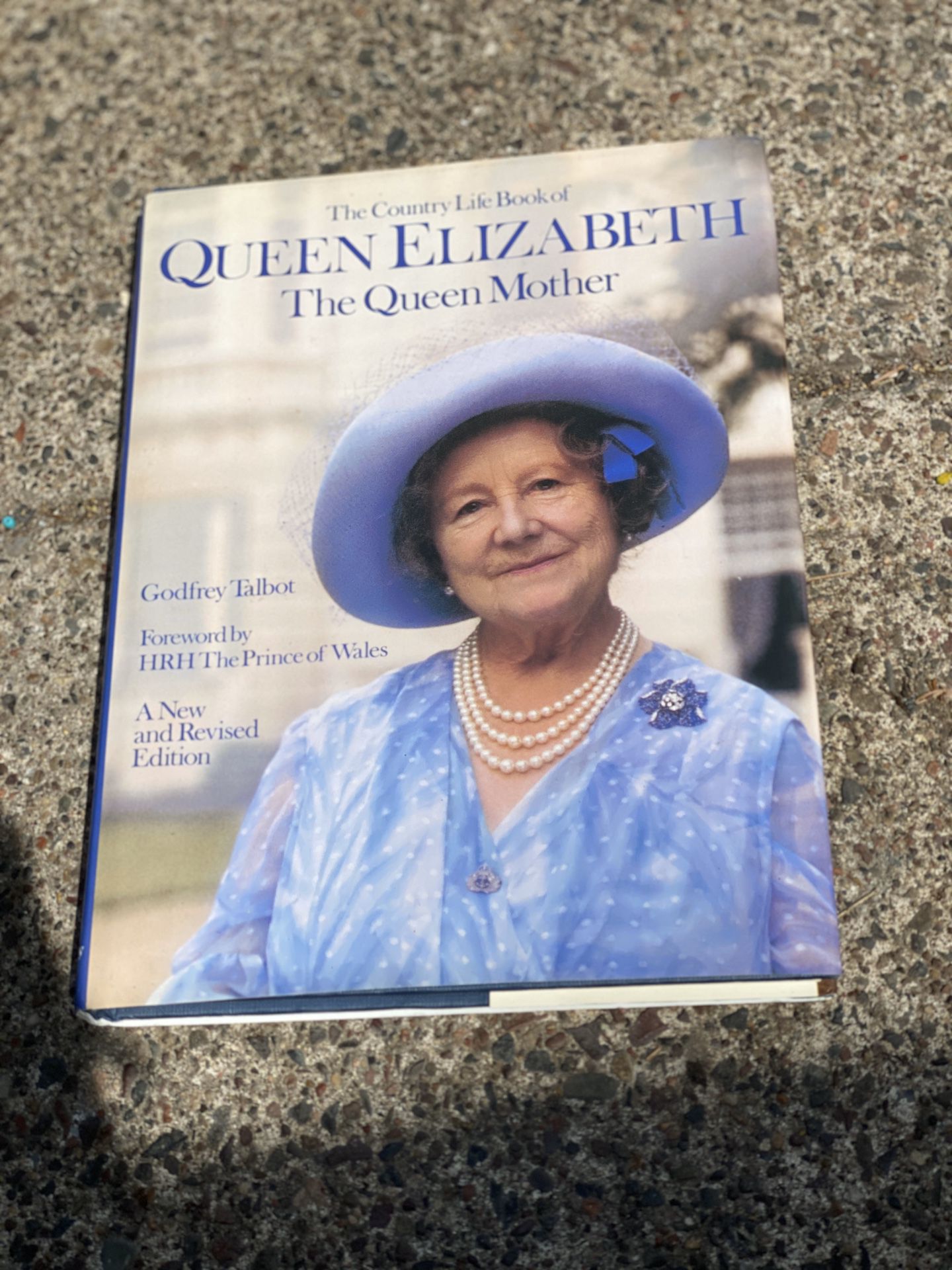 Signed Queen Elizabeth The Queen Mother hard cover book