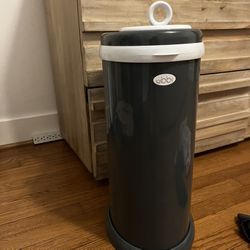Dark Grey Ubbi Diaper Pail - Only Used Once