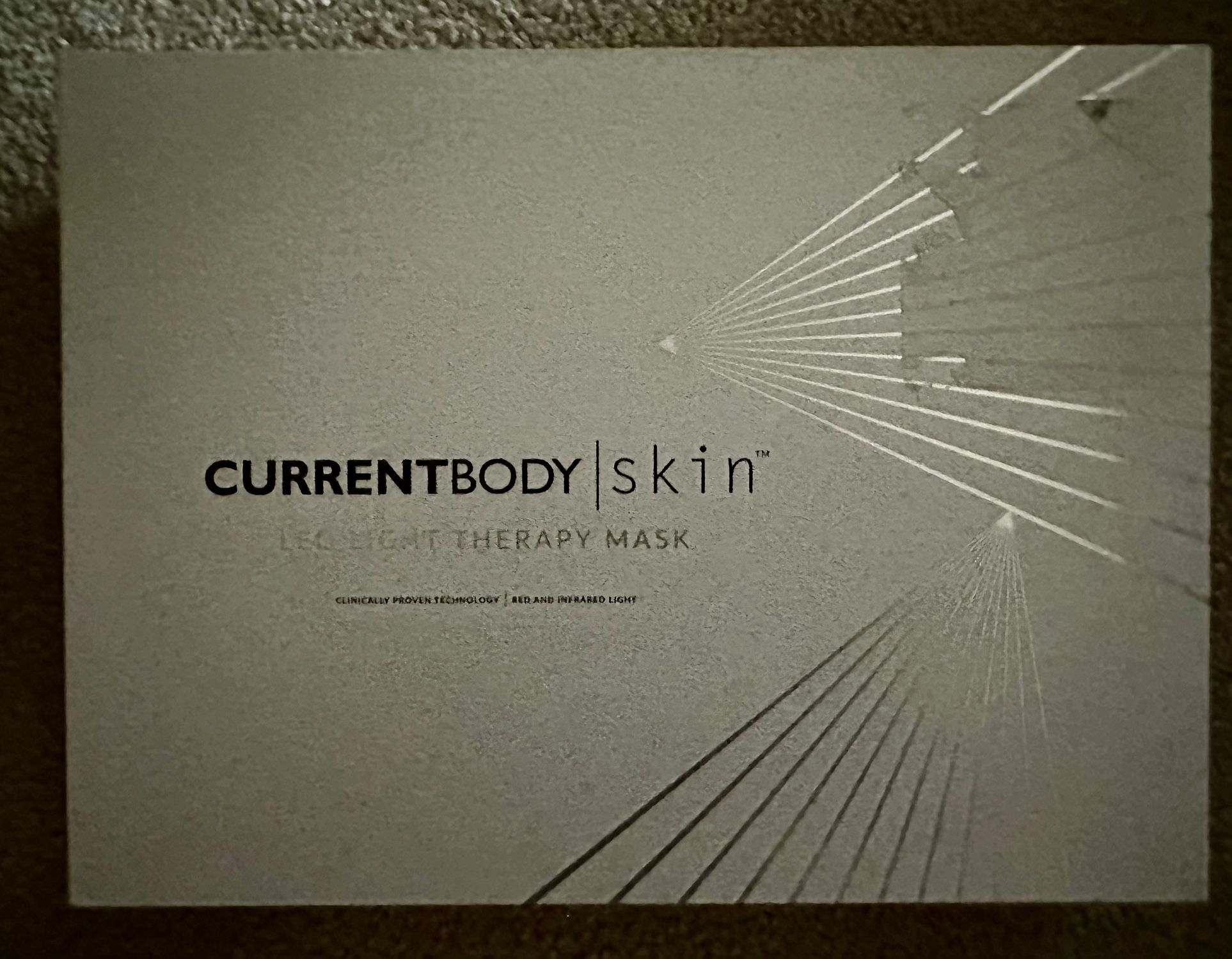 CurrentBody Skin LED Light Therapy Mask Red & Infrared Anti-Aging NEW Sealed