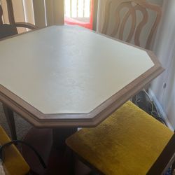 Table And 4 Chairs