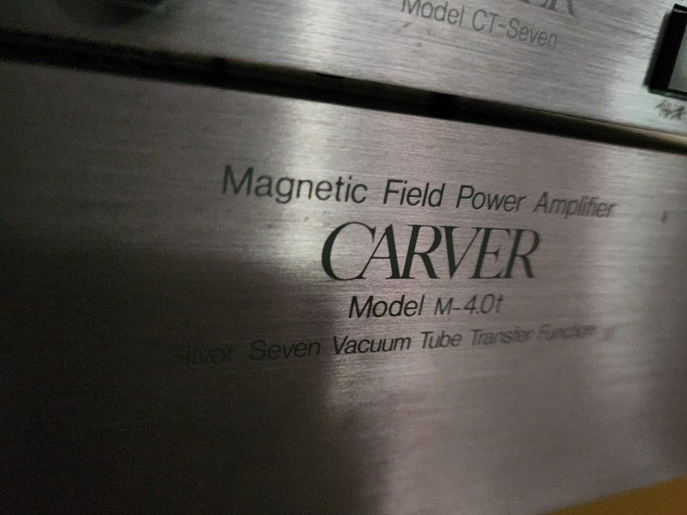 Carver M-4.0t Power Amplifier w/ Carver Tuner