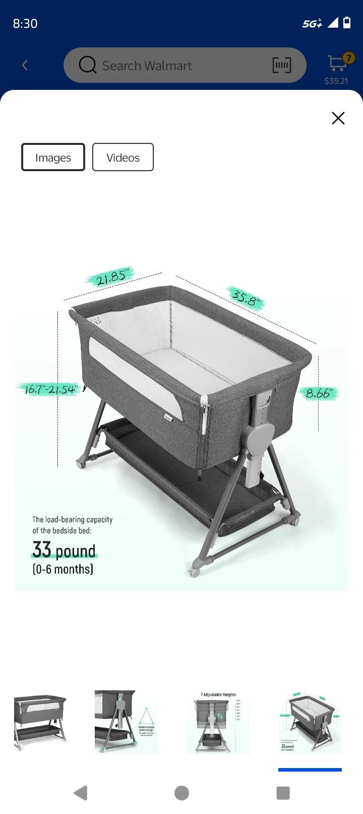 Bed Side Bassinet