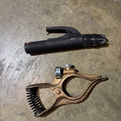 Stinger And Ground Clamp For Welding 