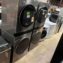 LG WKE100HVA WashTower Laundry Center Washer Dryer W9C