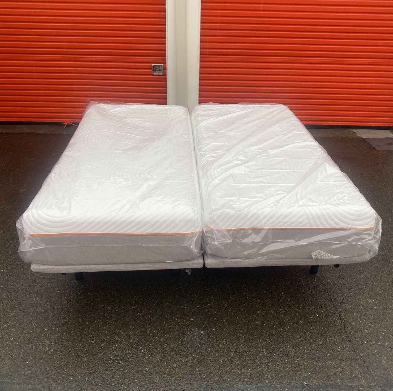 Tempurpedic Contour Supreme Split King With Argo Adjustable Base (Free