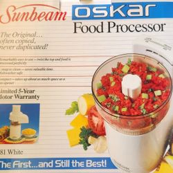 New Food Processor /Sunbeam