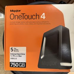 External Hard Drive 750 Gb