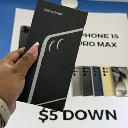 Samsung Galaxy Z Flip 7 5G New Unlocked - Pay $1 DOWN AVAILABLE - NO CREDIT NEEDED