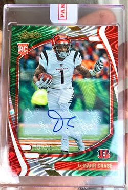 Ja'Marr Chase Panini Absolute Rookie Auto /25