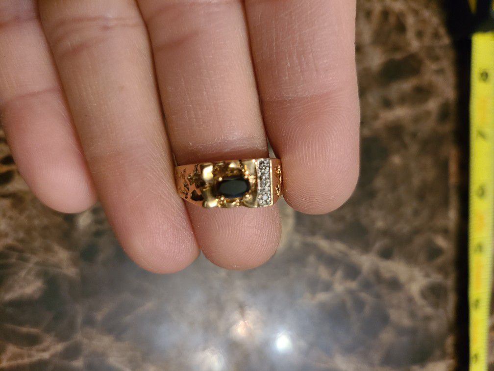 10k Gold Ring With A Real Stone