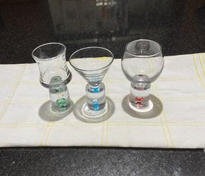 Cordial / liqueur Glasses (set If 3)