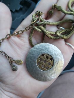 Designer brand necklace