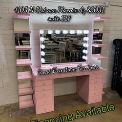 Impressions Vanity With Mirror And Shelves Brand New