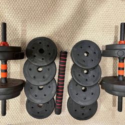 Adjustable Dumbells 