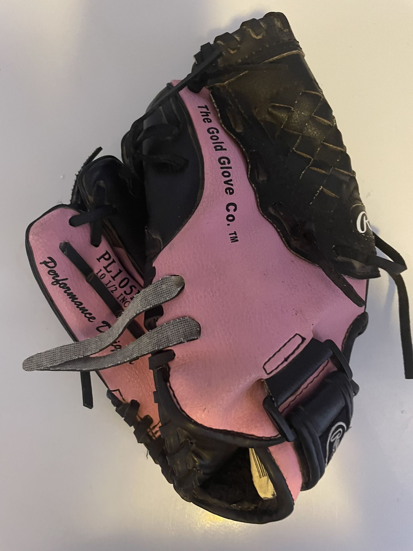 Kids Pink/Black Tball Glove