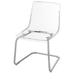 Two clear/chrome plated Chairs