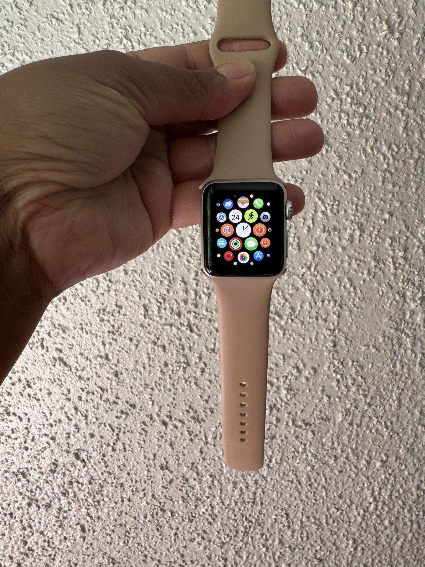 Apple Watch Series 3 with charger