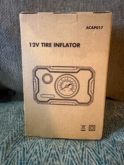 NEW AVID POWER 12V Tire Inflator Portable Air Compressor – New