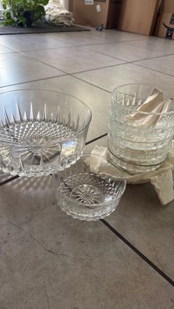 Crystal Glass Bowl Set