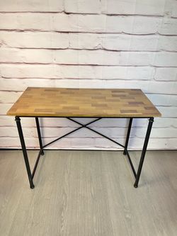 Basic Wood Look Desk Table