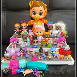 lol surprise dolls and more, more than 20 figures