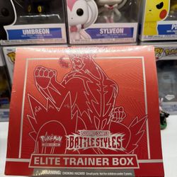Battle Styles Red Urshifu ETB Elite Trainer Box Pokemon