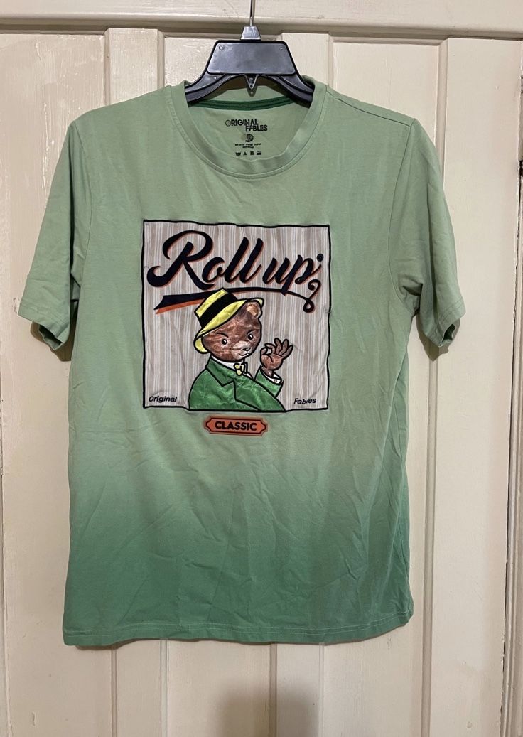 Original Fables Roll Up Men’s Vtg Shirt Size Large